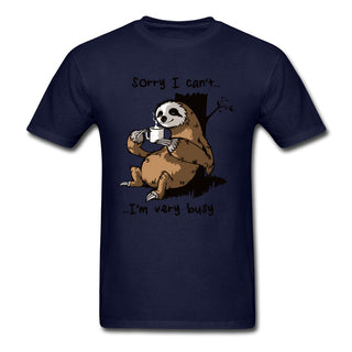 Very Busy Sloth T Shirt 
