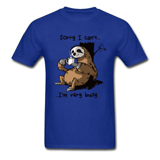 Very Busy Sloth T Shirt 