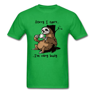 Very Busy Sloth T Shirt 